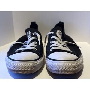 Converse All Star Junior Sneakers Size 6 Junior Black‎ White